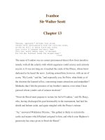 Ivanhoe- Sir Walter Scott -Chapter 13 pot
