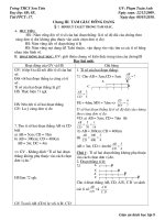 Hình học 8. Tiết 37