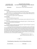 Đề thi HSG lớp 12 - thi cụm