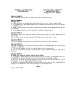 Đề thi Sinh huyện Tân Thành - BR-VT 2009-2010