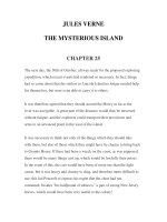 LUYỆN ĐỌC TIẾNG ANH QUA TÁC PHẨM VĂN HỌC-JULES VERNE -THE MYSTERIOUS ISLAND -CHAPTER 25 ppt