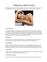 Chăm sóc cơ thể từ A tới Z doc