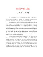 Trần Văn Cẩn (1910 - 1994) ppt