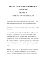 LUYỆN ĐỌC TIẾNG ANH QUA TÁC PHẨM VĂN HỌC-JOURNEY TO THE CENTER OF THE EARTH -JULES VERNE- CHAPTER 27 ppt