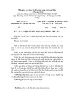 Mẫu giấy xác nhận đủ điều kiện nhập khẩu phế liệu potx