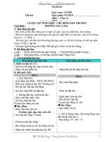 Giáo án lớp 1- TUẦN 25 - CKTKN