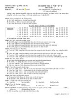 Kiểm tra 15 phút kỳ 2 lần 2 tin 12 đề 1)