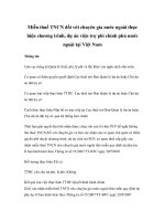 Miễn thuế TNCN đối với chuyên gia nước ngoài thực hiện chương trình, dự án viện trợ phi chính phủ nước ngoài tại Việt Nam pps