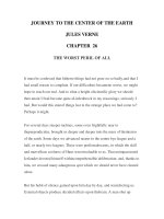 LUYỆN ĐỌC TIẾNG ANH QUA TÁC PHẨM VĂN HỌC-JOURNEY TO THE CENTER OF THE EARTH -JULES VERNE- CHAPTER 26 ppt