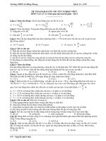 De thi thu TN 05_co dap an