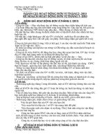 Đánh giá HĐ đơn vị tháng 2- 2010