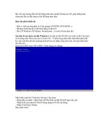 Bài viết này hướng dẫn chi tiết bằng hình ảnh cài đặt Windowns XP ppt