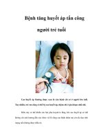 Bệnh tăng huyết áp tấn công người trẻ tuổi potx