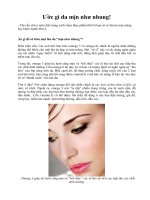 Ước gì da mịn như nhung! pps