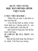 Địa lý lớp 8 Bài 30 pdf