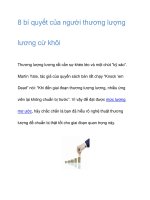 8 bí quyết của người thương lượng lương cừ khôi pdf