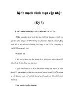 Bệnh mạch vành mạn cập nhật (Kỳ 3) pdf
