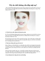 Tẩy da chết không cần đắp mặt nạ? pps