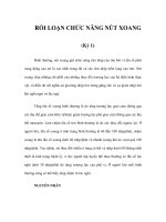 RỐI LOẠN CHỨC NĂNG NÚT XOANG (Kỳ 1) potx