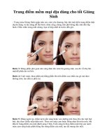 Trang điểm mềm mại dịu dàng cho tối Giáng Sinh doc