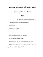 Bệnh tim bẩm sinh ở tuổi trưởng thành (Adult congenital heart disease) (Kỳ 4) pps