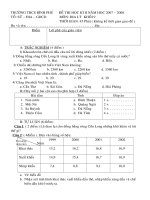 ĐỀ THI ĐỊA 9 HKII