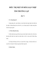 ĐIỀU TRỊ MỘT SỐ RỐI LOẠN NHỊP TIM THƯỜNG GẶP (Kỳ 7) pot