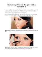 6 bước trang điểm mắt đơn giản với tone xanh tinh tế pot