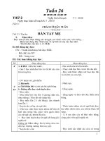 giao án lớp 1 tuần 26(CKTKN)H