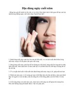 Dịu dàng ngày cuối năm docx