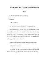 XỬ TRÍ NHỒI MÁU CƠ TIM CÓ ST CHÊNH LÊN (Kỳ 2) ppsx