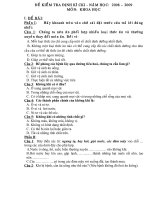 đề thi HKI - lớp 4