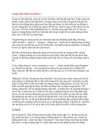 Tìm kiếm với Google - Phần 4 docx