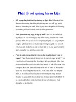 phát tờ rơi quảng bá sự kiện