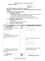 IÁO ÁN DỰ THI MÔN THỂ DỤC LỚP 7 Nguyễn Đức Nhiên