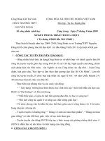 sơ kế thi đua đợt I-II