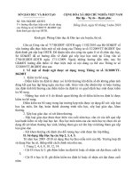 386/SGDĐT-GDTH ngày 03/3/2010 V/v HD thực hiện một số ND của TT 32/2009/TT-BGDĐT