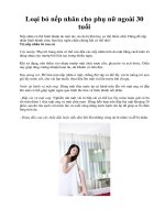 Loại bỏ nếp nhăn cho phụ nữ ngoài 30 tuổi docx