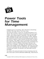 Time Management Part 10 pot