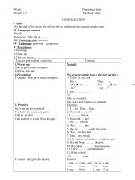 ôn tập tiếng anh học kì