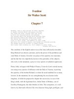 Ivanhoe- Sir Walter Scott -Chapter 7 ppt
