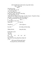 ĐE THI TV GIUA KI II