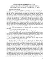 Một số kinh nghiệm trong quản lý, chỉ đạo việc tăng cường các giải pháp ...