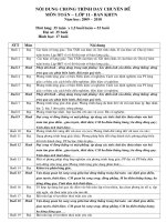 Dạy chuyên đề 12