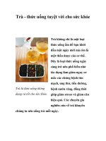 Trà - thức uống tuyệt vời cho sức khỏe pps
