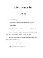 TĂNG HUYẾT ÁP (Kỳ 7) potx