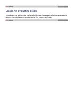 10 Minute Guide to Investing in Stocks Chapter 12 ppt