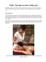 Muối - làm đẹp an toàn và hiệu quả docx