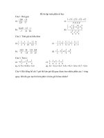 đề ôn tập phần số học