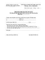 Biên bản kiẻm tra xếp lọai hạnh kiẻm